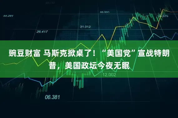 豌豆财富 马斯克掀桌了!“美国党”宣战特朗普,美国政坛今夜无眠