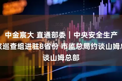 中金宸大 直通部委｜中央安全生产考核巡查组进驻8省份 市监总局约谈山姆总部